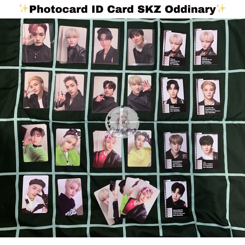 [READY HYUNJIN ALL ETC OFFICIAL] PC PHOTOCARD ID CARD SKZ STRAY KIDS STRAYKIDS ALBUM ODDINARY HYUNJI