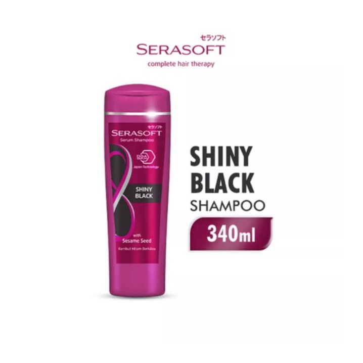 SERASOFT serum shampoo Shiny Black 340 ml
