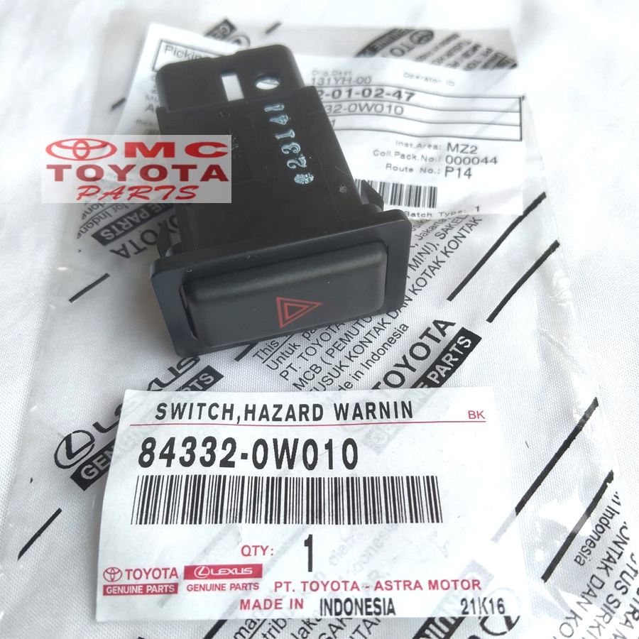 Switch Tombol Hazard Dyna Hino 84332-0W010