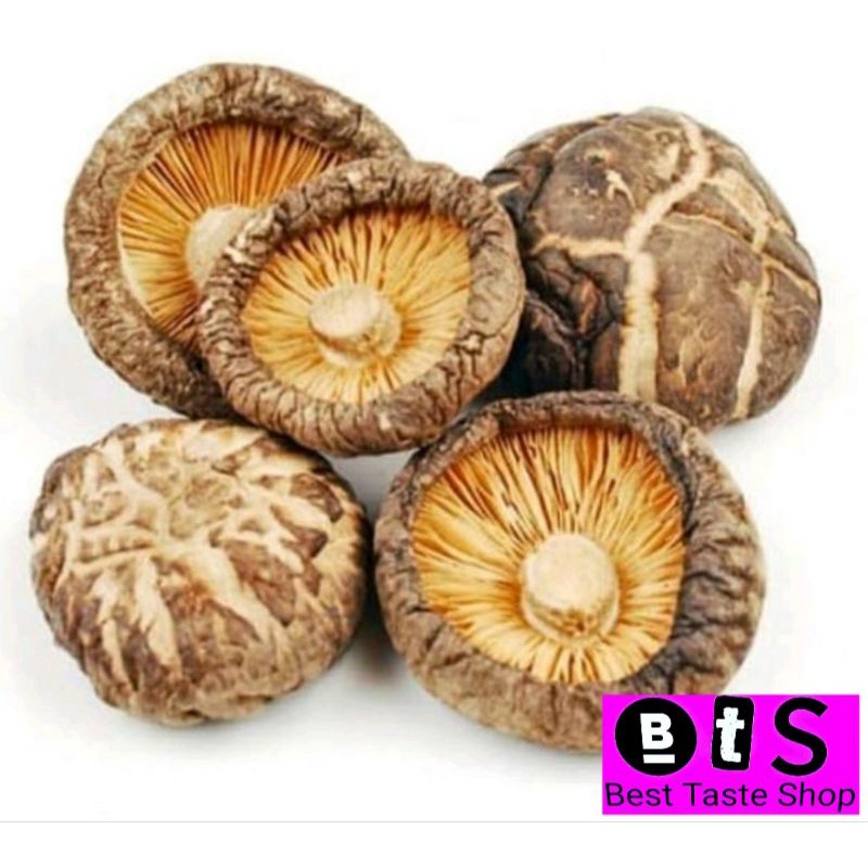 

Jamur Shitake BESAR Kering 50gr / Jamur Hioko / Jamur Xiangku