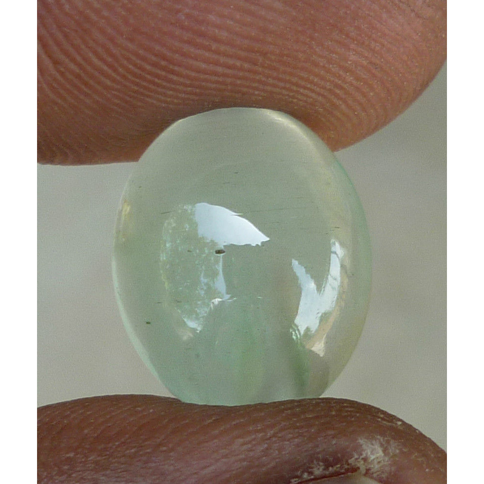 Natural Aquamarine Cat's Eye Lite Greenish Blue 11.25ct AQ098