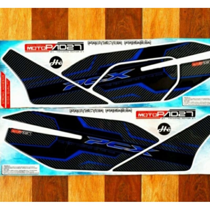 STIKER STICKER RESIN TIMBUL SIDEPAD HONDA ALL NEW PCX 160 PREMIUM