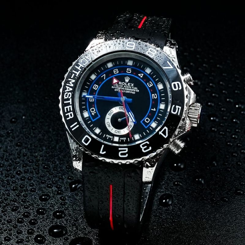 Jam Tangan Pria Merk Rolex Yatch Master Rabber