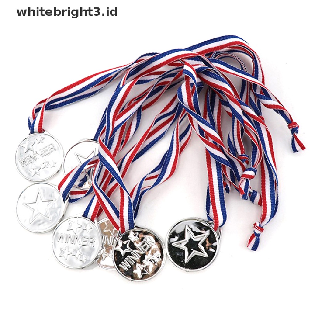 (whitebright3.id) Medali Emas Bahan Plastik Untuk Anak