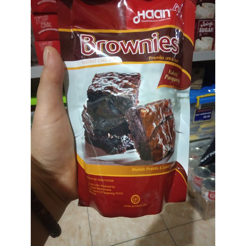 

brownies tepung haan 230 grm