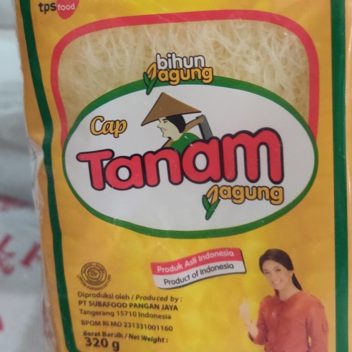 

s574gfd Bihun Jagung Cap Tanam Jagung 1 Bal 320Gr X 10 Ff064151E