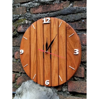 Jam Dinding Unik Kayu Jati
