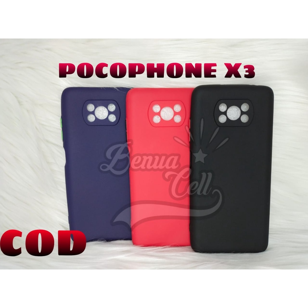 SOTCASE MAACRON POCOPHONE M3 PRO -POCOPHONE M3 -POCOPHONE X3 // SOFTCASE MACARON PROTECTION KAMERA - BD