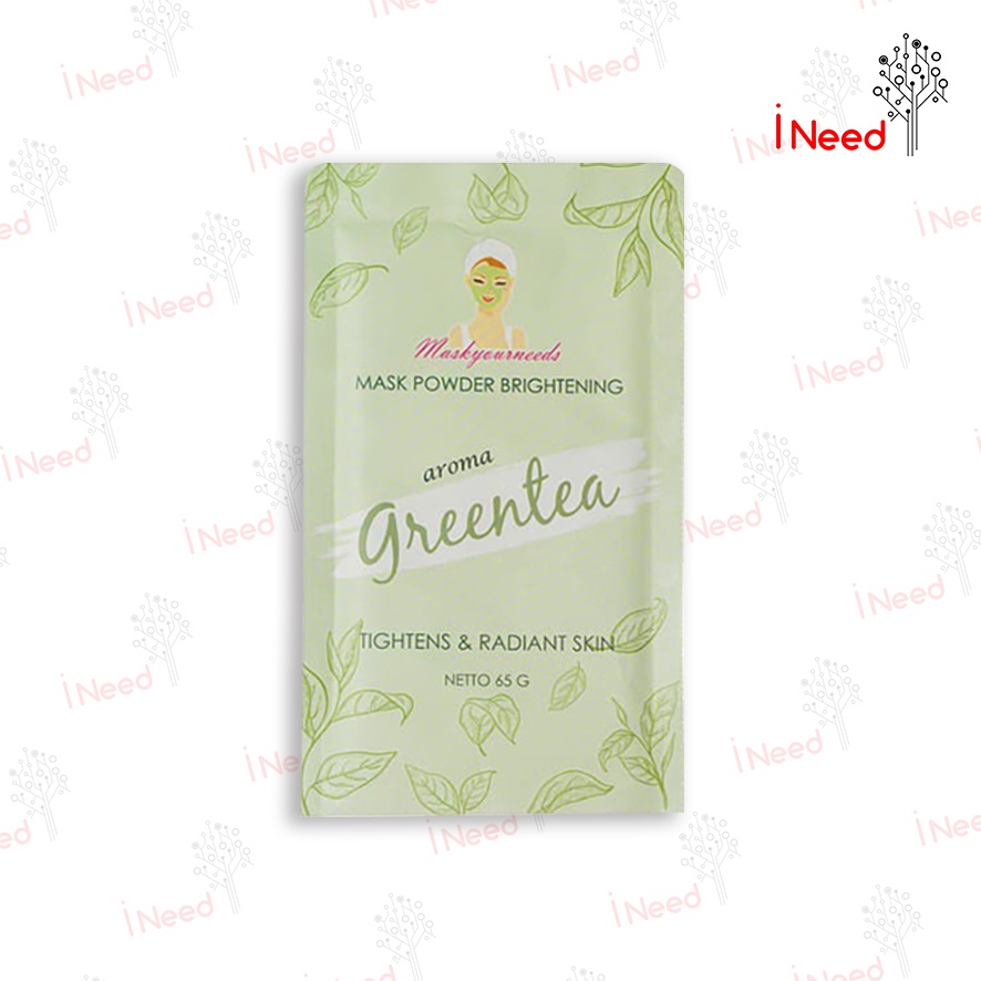 (INEED) MASKER Maskyourneeds GREENTEA BPOM 65G