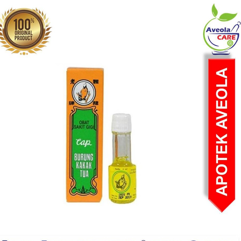 Obat Sakit Gigi Cap Burung Kakak Tua - Produk Original