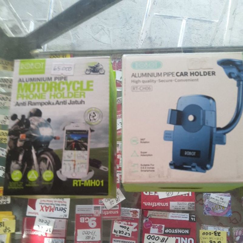 Holder hp motor mobil / motor car holder Robot