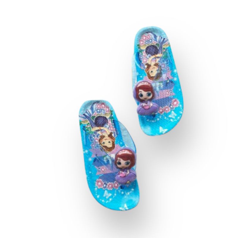 Sandal Jelly Anak Perempuan Motif Sofia,Sandal Jepit Anak,Sandal Princes,Sandal Anak Import