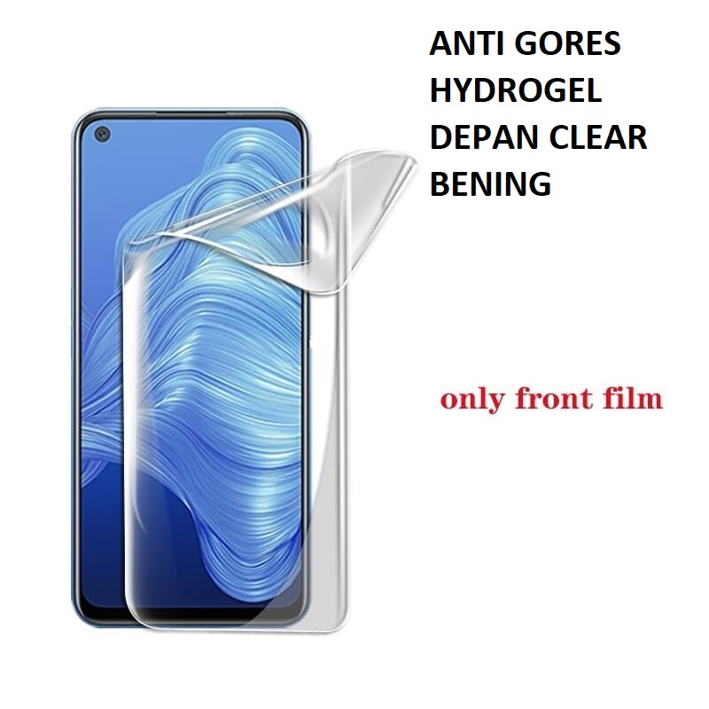 OPPO A76 A96 A55 A16E ANTI GORES HYDROGEL DEPAN CLEAR BENING TRANSPARAN SCREEN GUARD PELINDUNG LAYAR FULL COVER PRESISI