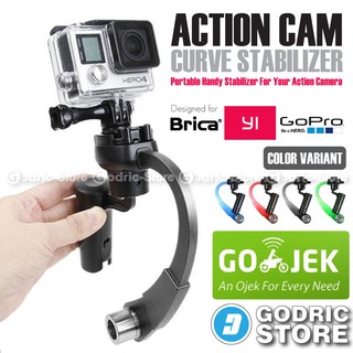 Action Cam Plastic Curve Stabilizer for GOPRO HERO / XIAOMI YI / BRICA B-PRO / DJI OSMO Camera