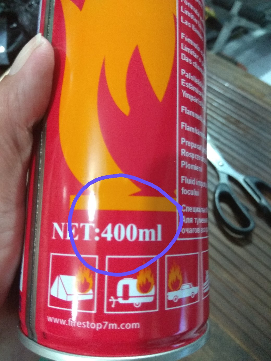 Pemadam Api Mini Mobil & Rumah 400ml