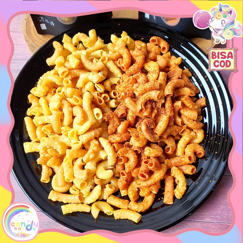 Macaroni HUH HAH / camilan kering makaroni