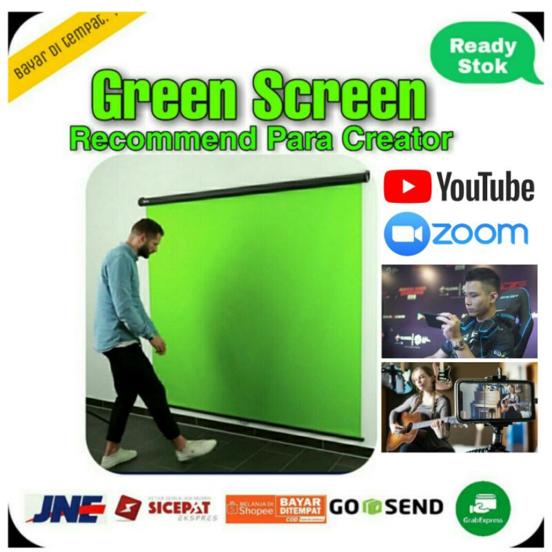 Green screen background youtuber green screen zoom greenscreen film gamming gren scren portable gree