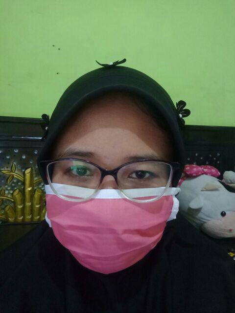 Masker Anti Percikan Air 2 Lapis Non Medis