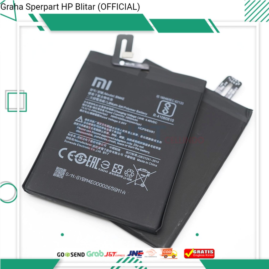 BATERAI XIAOMI POCOPHONE F1 / BATRE POCOPHONE F1 / BM4E