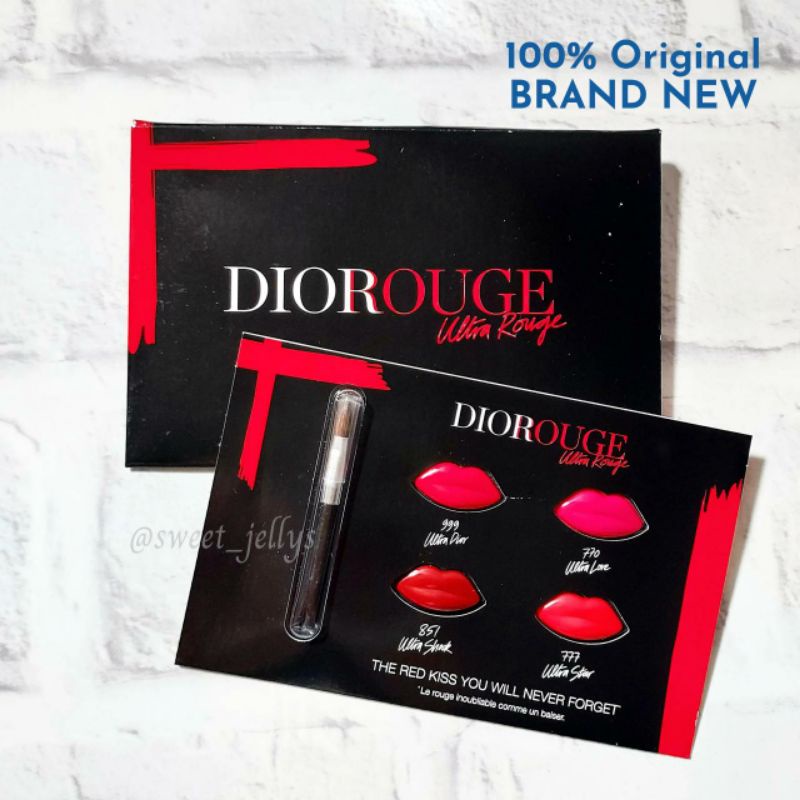 DIOR ROUGE LIPSTICK ULTRA ROUGE DIOROUGE SAMPLE TESTER