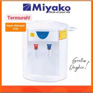 [MURAH][promo cuci gudang] dispenser air miyako WD-186H 2 kran hot&cold water dispenser murah