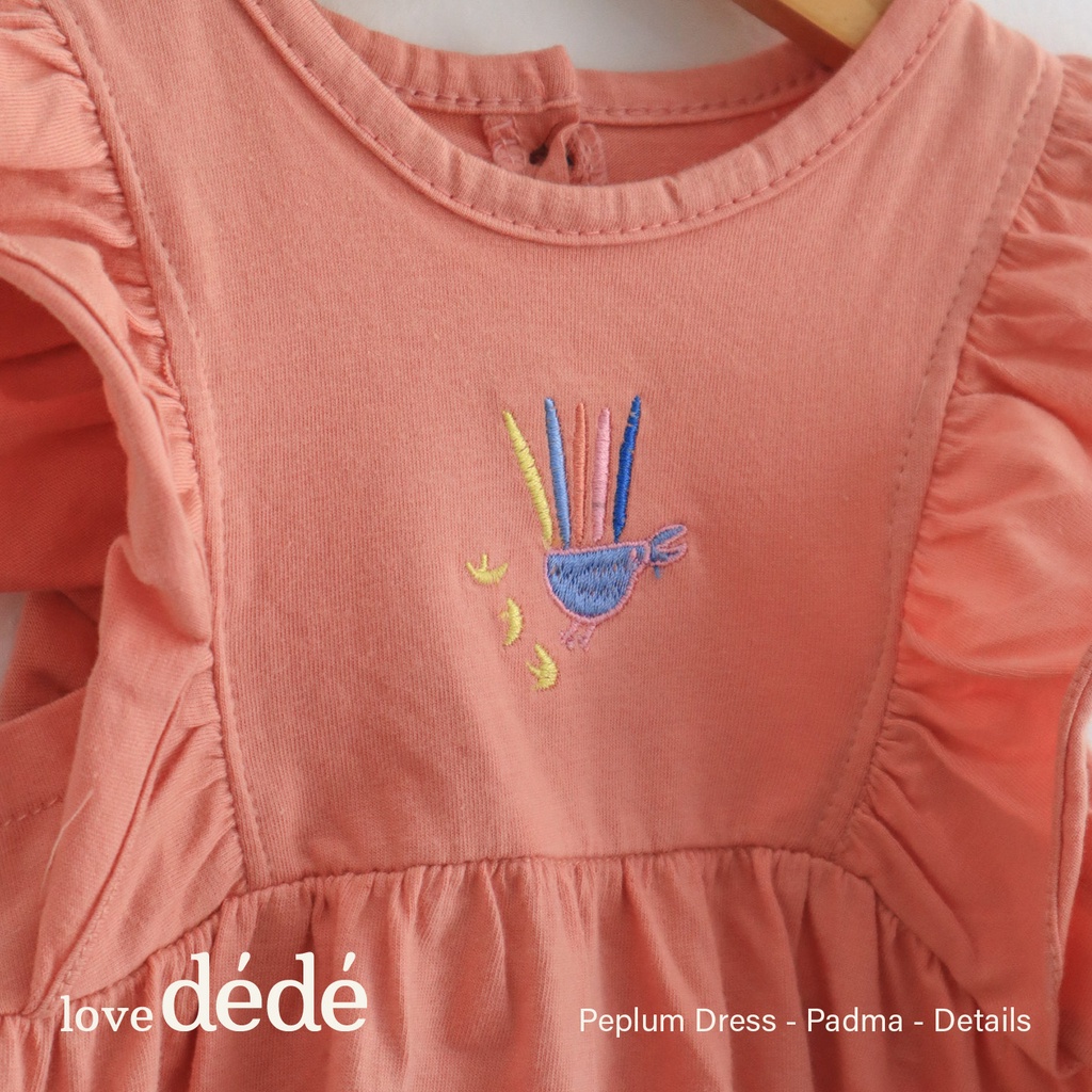 PADMA PEPLUM dress - lovedede Baju Setelan Dress Pergi Lucu Fashion Anak Bayi Perempuan Terlaris