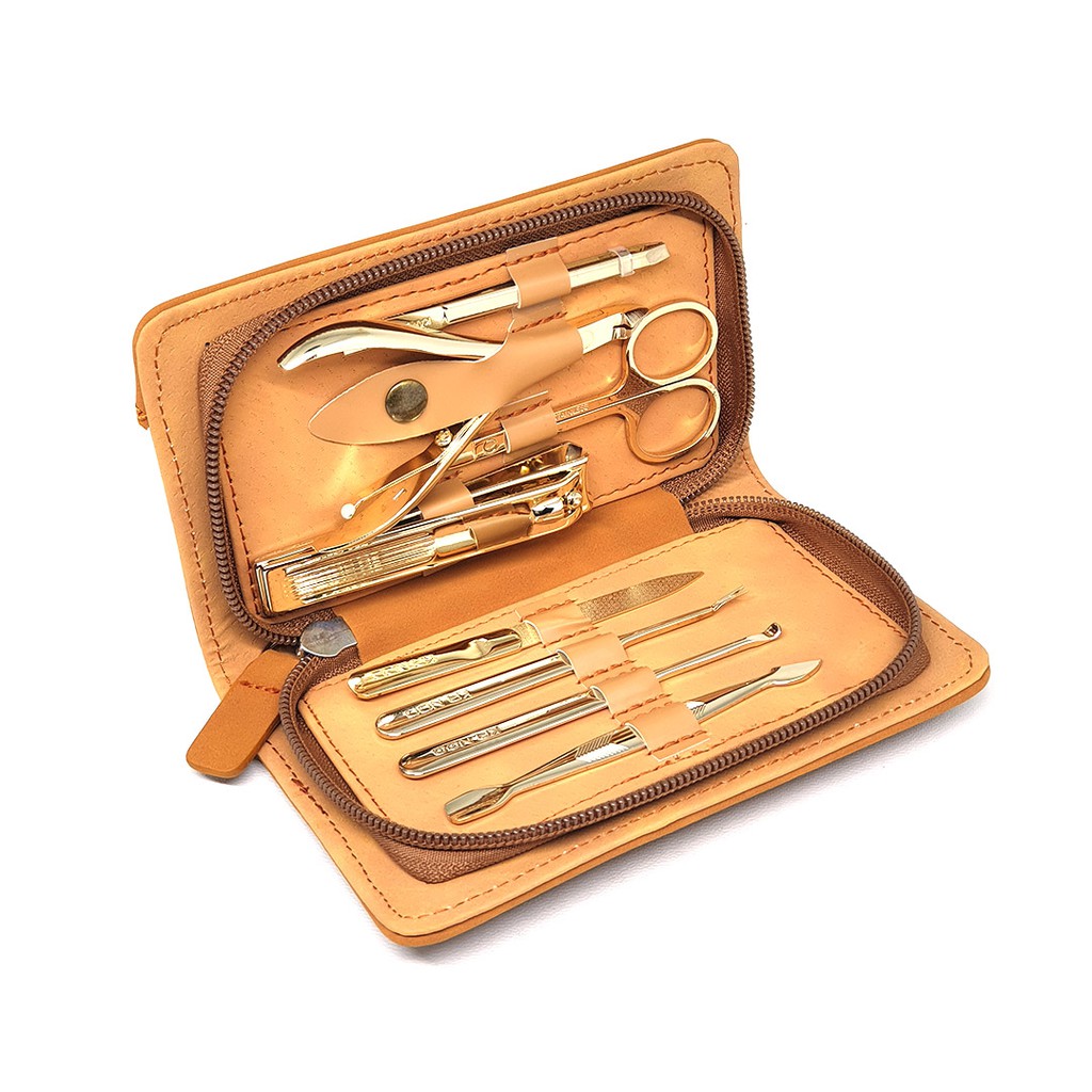 Gunting Kuku Set 8 in 1 398AG Manikur Pedikur Manicure Set