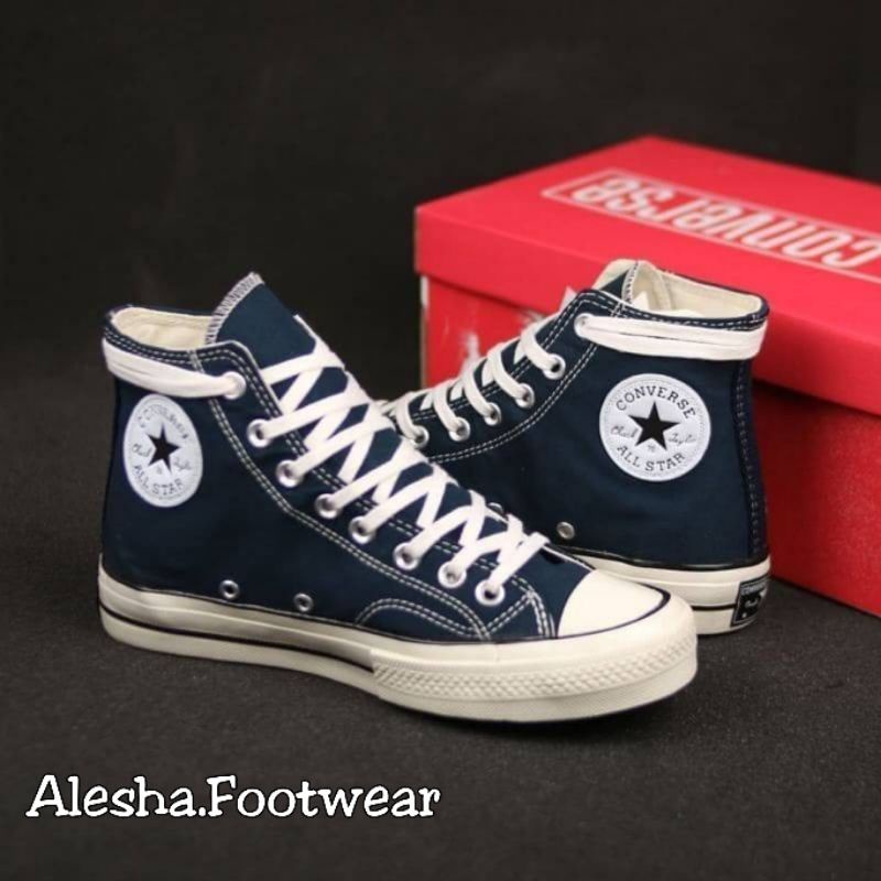 Sepatu Converse 70s HI Navy Hight Premium Hight Quality