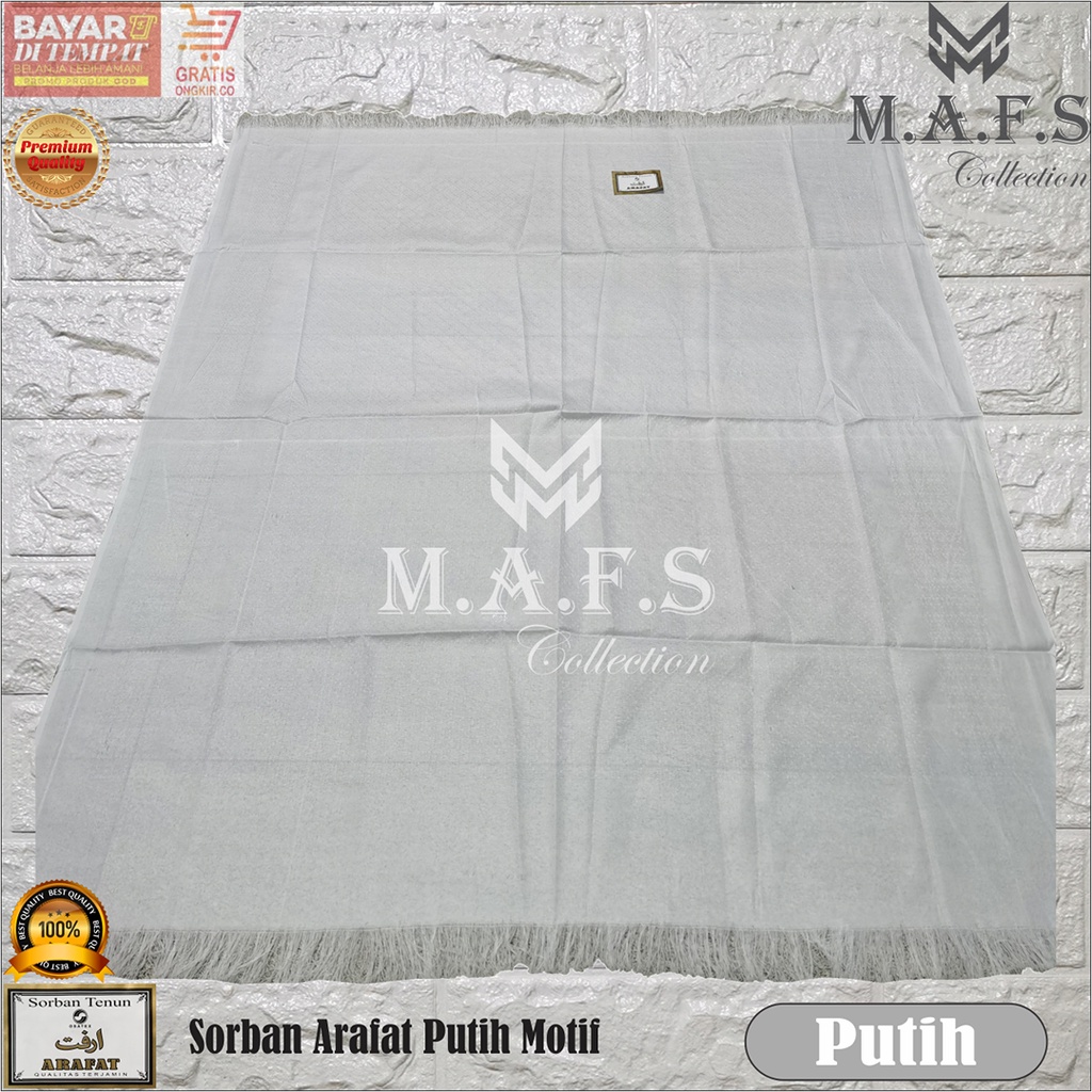 SORBAN MURAH SORBAN ARAFAT PUTIH &amp; WARNA PREMIUM