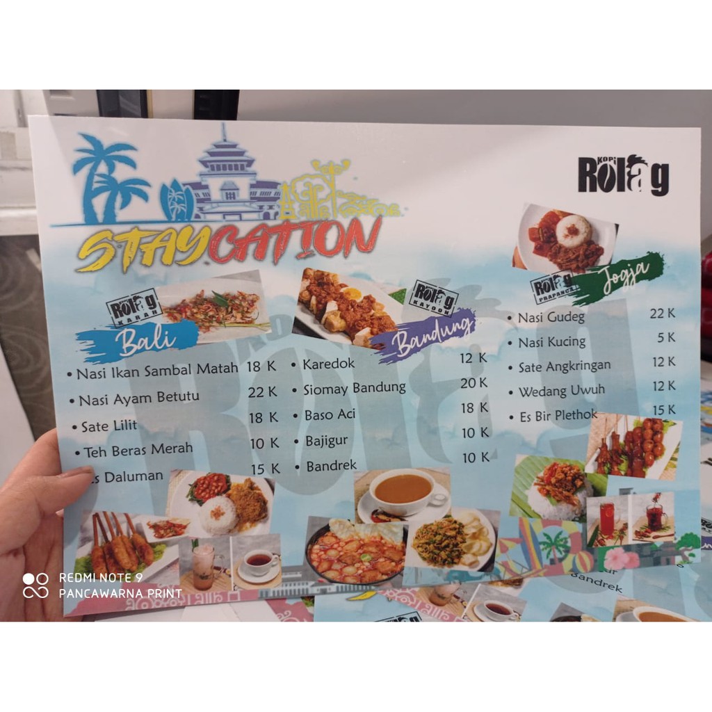 

Cetak Katalog Menu / Cetak List Menu 2 Sisi Menu