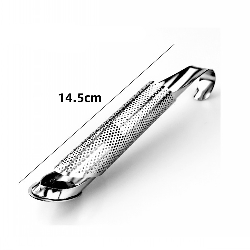 Filter Infuser Penyaring Daun Teh Dengan Bahan Stainless Steel Dan Bentuk Pipa