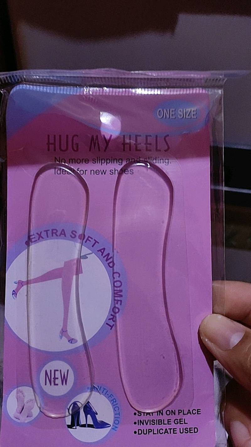 1 Pasang Insole Gel Tumit / Insole Silicon Tumit / Insole Septu Wanita / Insole Sepatu Kerja