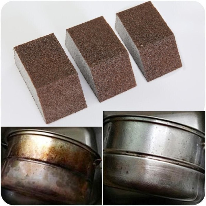 Mini Sponge Penghilang Gosong / Spons Carborundum