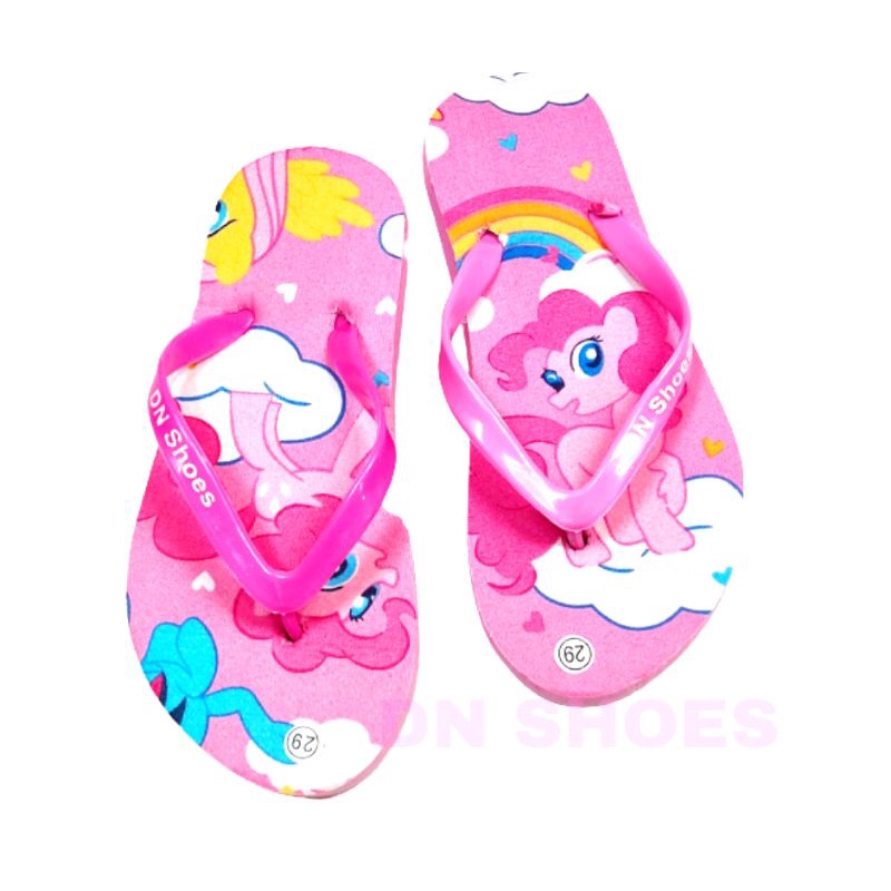 Sandal Anak Perempuan Karakter Kudaponi Pelangi Pink