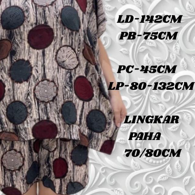✷ Baju setelan celana wanita jumbo / Baju setelan wanita jumbo big size xxxxl ℗