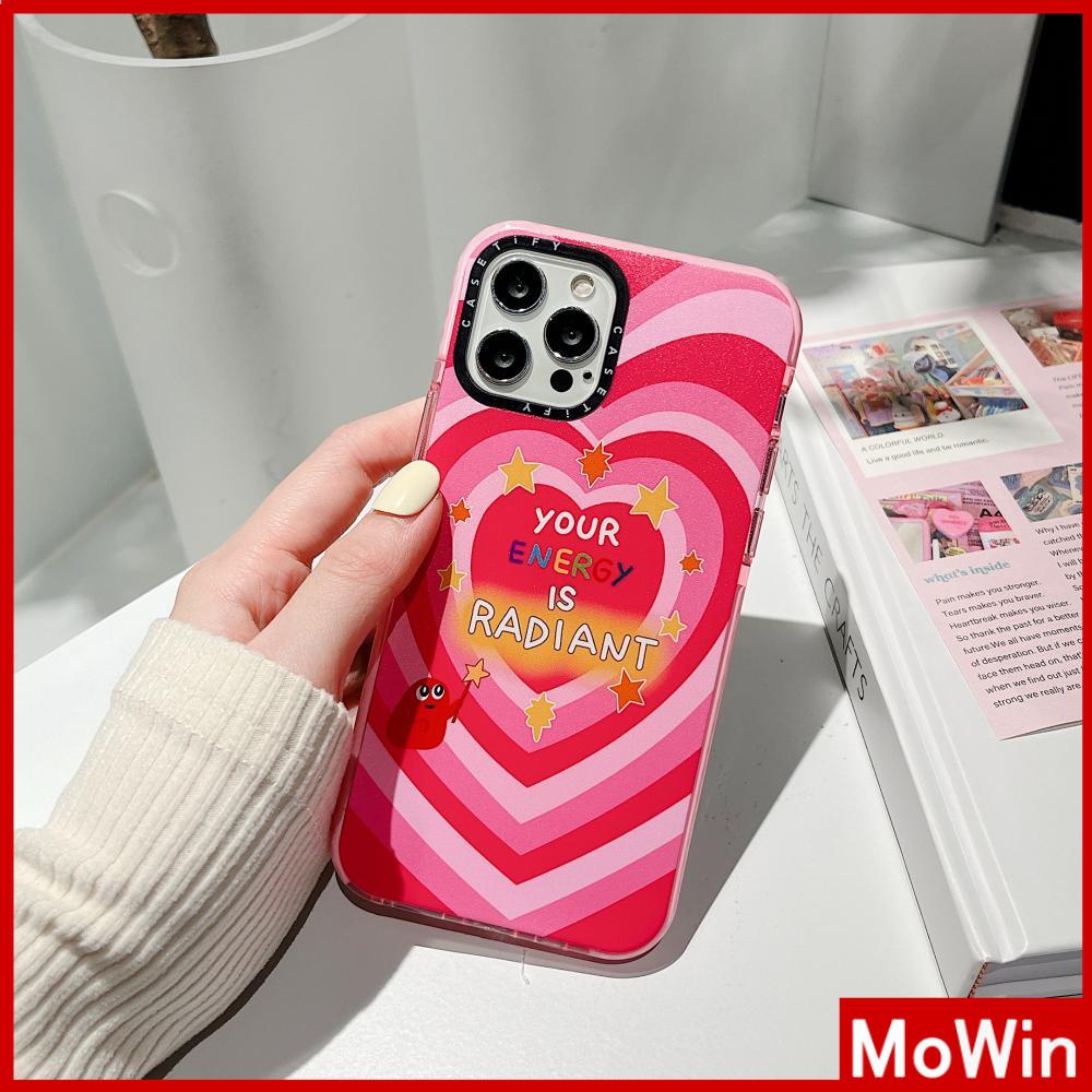 iPhone Case Thick Silicone Soft Case Clear Case Shockproof Camera Protection Heart Gradient Compatible For iPhone 11 iPhone 13 Pro Max iPhone 12 Pro Max iPhone 7 Plus iPhone xr