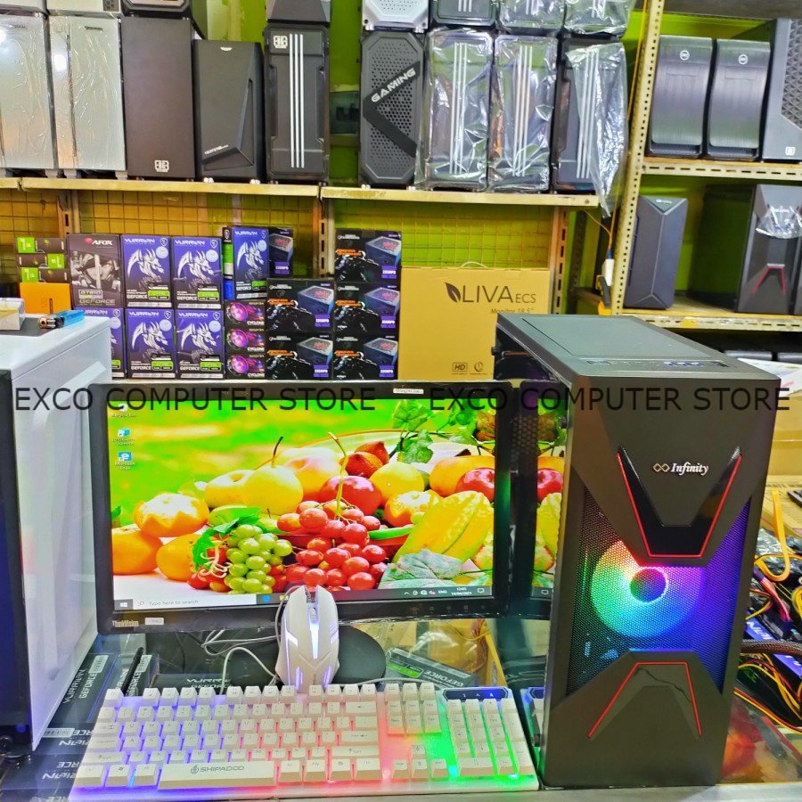 PC Rakitan Fullset CPU Gaming Desain Editing Online Shop Kantor Tugas sekolah skripsi kuliah