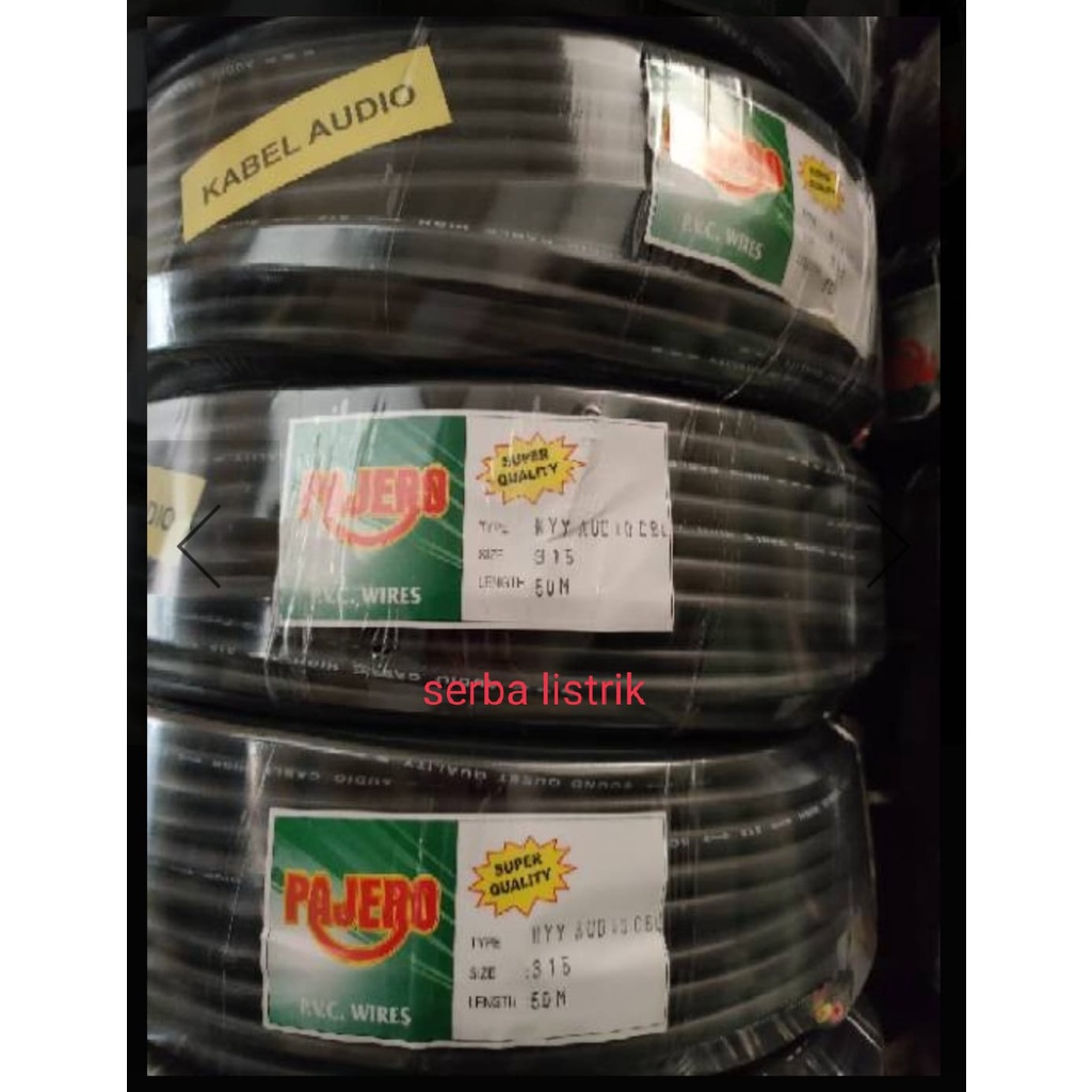 Kabel Pompa Satelit NYYHYO 3X1,5 Serabut Hitam