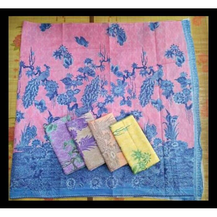 batik pekalongan kain batik pastel motif burung