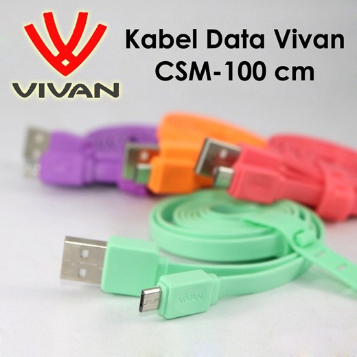 Kabel Data Vivan CSM100 Micro USB Original