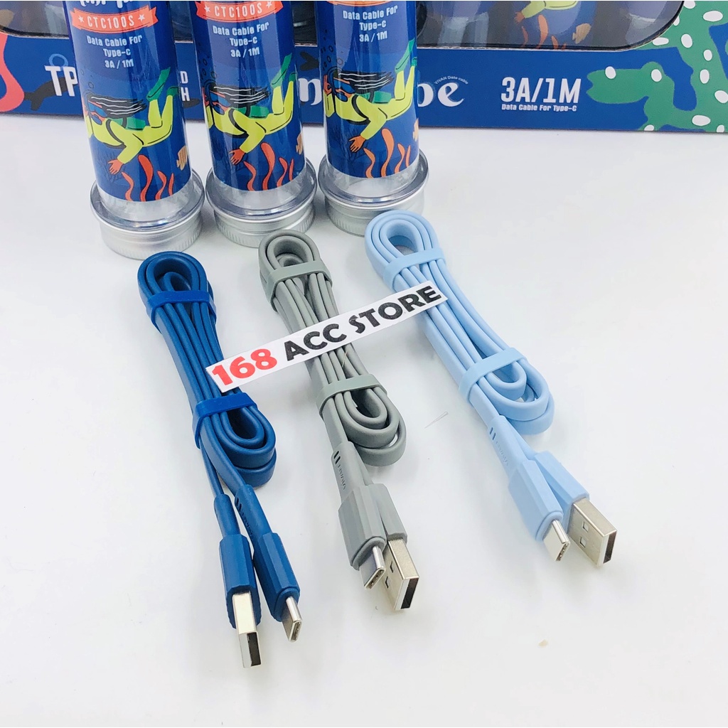 KABEL DATA TYPE C VIVAN CTC / KABEL CHARGER TYPE C / KABEL VIVAN TYPE C to c CTCC100s