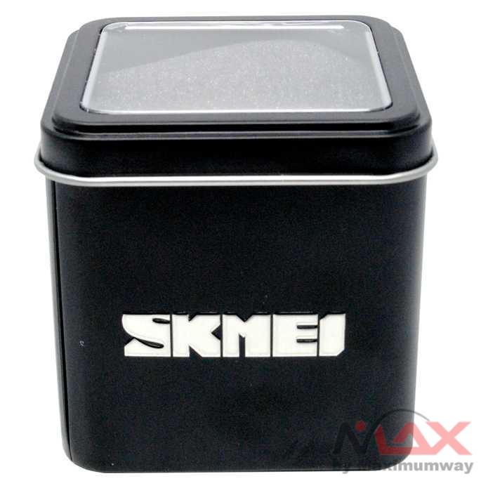 Kotak jam Exclusive untuk Kado atau hadiah agar terlihat lebih baik dan exclusive SKMEI Kotak Jam Tangan Metal Warna Hitam