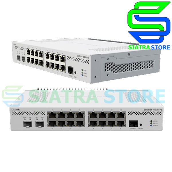 MikroTik CCR2004-16G-2S+PC|Cloud Core Router CCR2004-16G-2S+PC