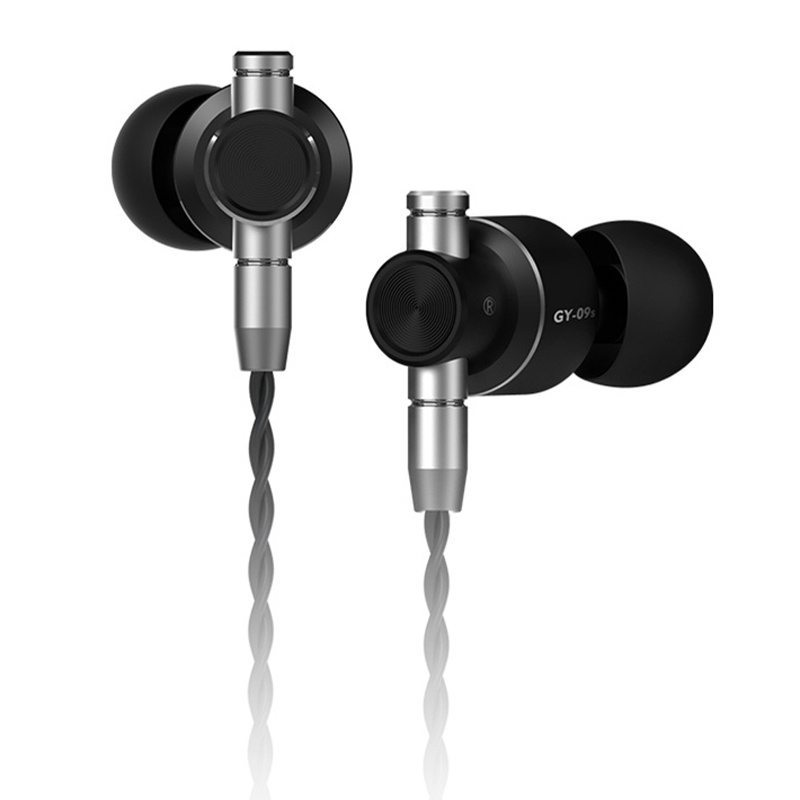 Reecho GY-09S Earphone HIFI Dynamic Heavy Bass Dengan Mic Untuk Olahraga / Lari GY09S