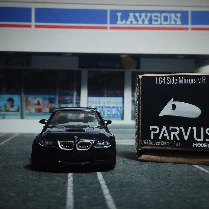 ------] Parvus Models 1 64 Side Mirrors V8 Custom Diecast Hot Wheels Tomica