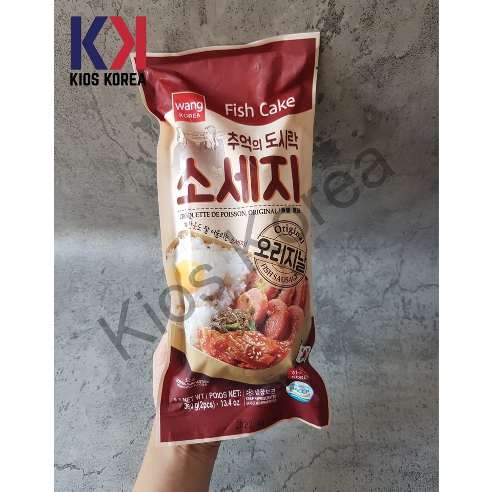 

Wang Korea Original Sausage Fish Cake 380gr - Sosis Ikan Made in Korea