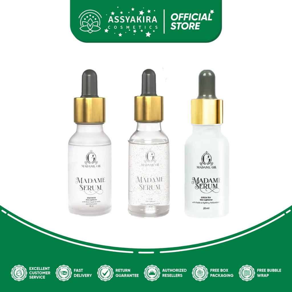 Madame Gie Madame Face Serum 20ml  Green Tea | Knotweed | Gold Skin