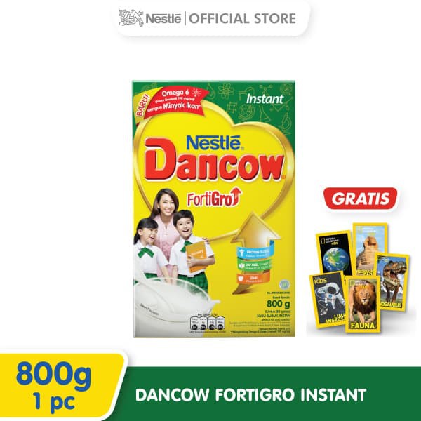 

PROMO DANCOW FORTIGRO SUSU BUBUK INSTANT BOX 800G GRATIS BUKU SERI NG KIDS TERMURAH