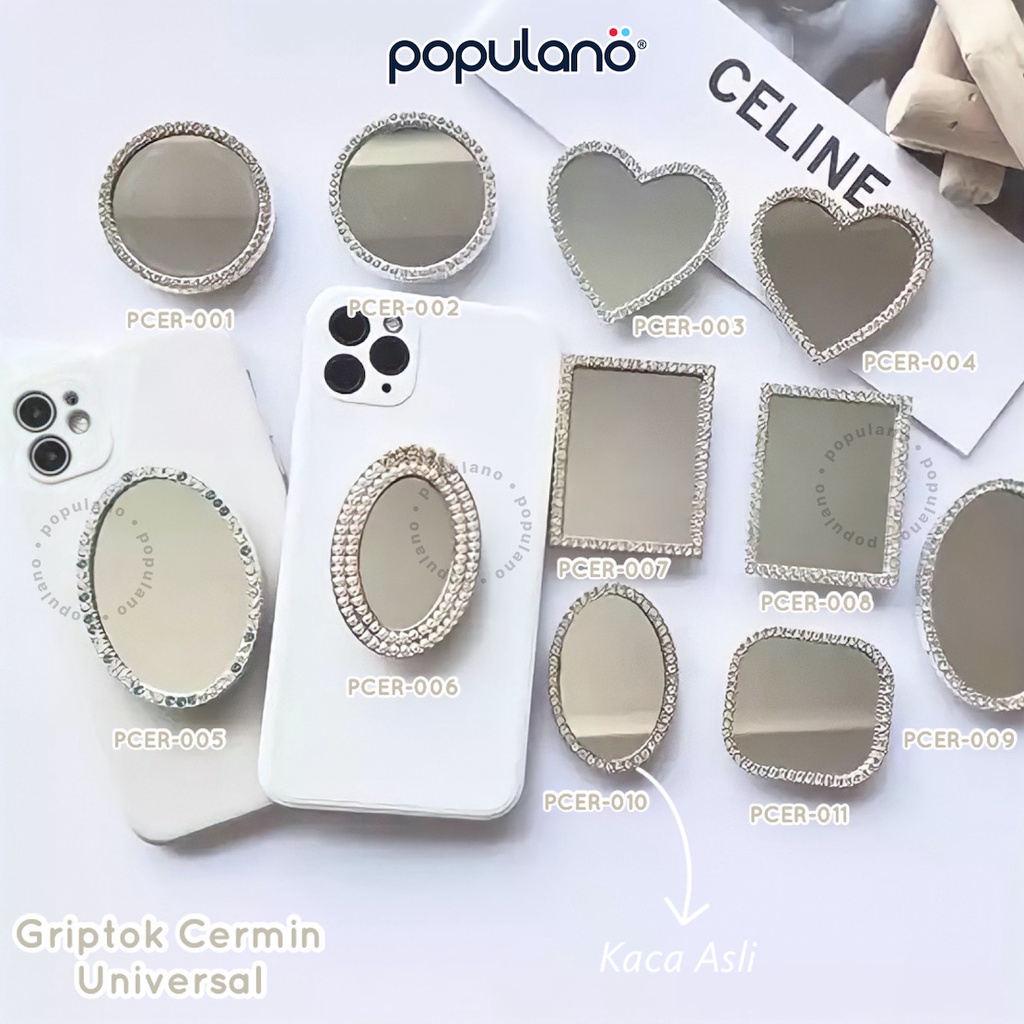 Grip tok Cermin Phone Kaca Grip Holder Mirror GripTok Pop Hp Socket