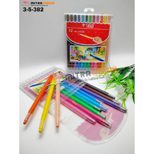 

CRAYON OIL PASTEL PUTAR 12 COLOURS